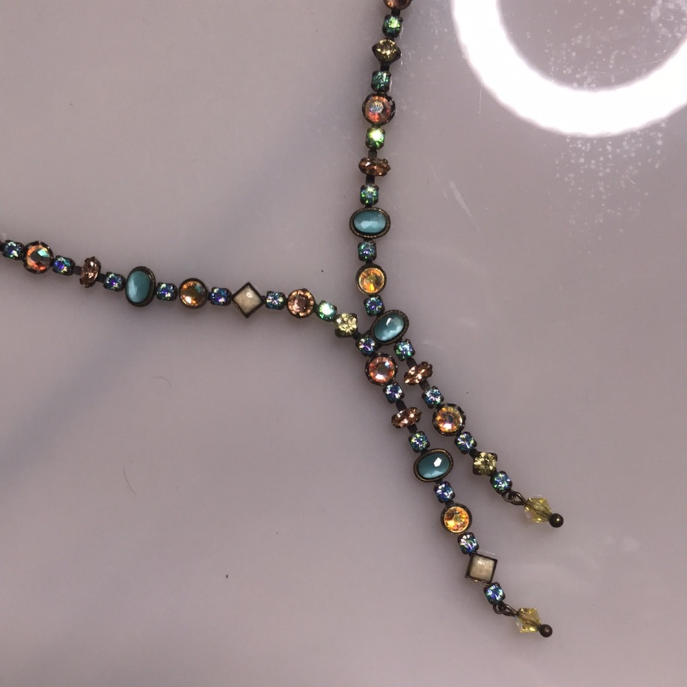 Sorrelli Retired “Desert Blue” lariat necklace